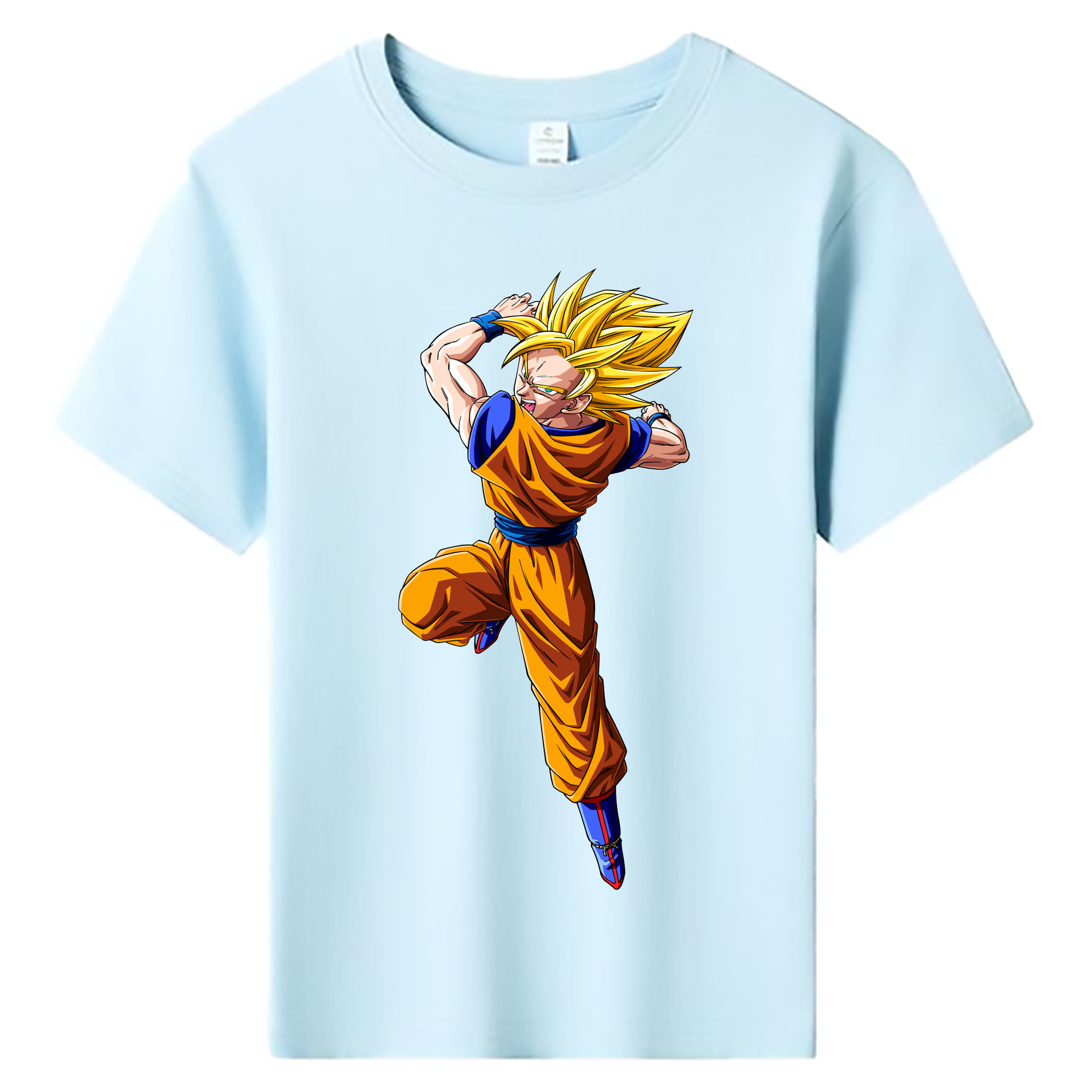 （画像用） ドラゴンボール 孫悟空（そん ごくう）Son Goku カカロット DRAGON BALL Kakarotto 綿100％キッズTシャツ（フロントプリント）